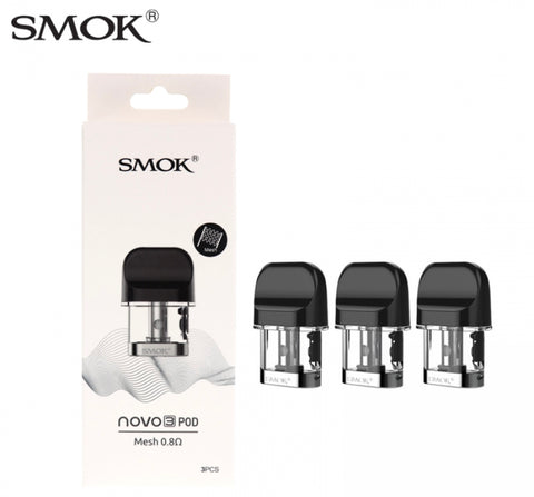 SMOK NOVO 3 REPLACEMENT 0.8
MESH PODS 3CT/PK