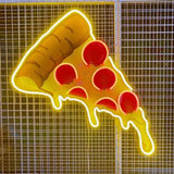 SIZZLING PIZZA UV PRINTED NEON ARTWORK | DELICIOUS ILLUMINATION