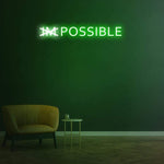 IMPOSSIBLE - NEON SIGN