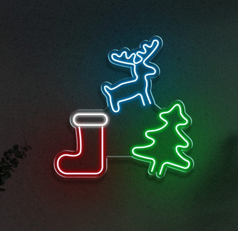 CHRISTMAS ICONS - LED NEON SIGN