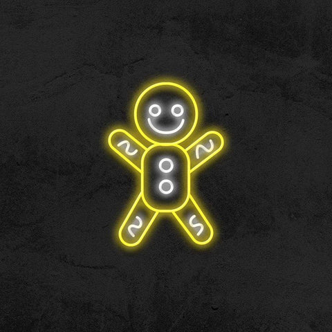 GINGERBREAD MAN - LED NEON SIGN