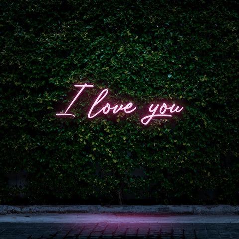 I LOVE YOU - LED NEON SIGN