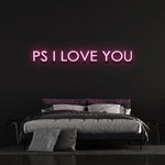 P.S I LOVE YOU - LED NEON SIGN