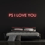 P.S I LOVE YOU - LED NEON SIGN