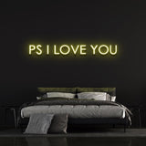 P.S I LOVE YOU - LED NEON SIGN