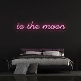 TO THE MOON - LED NEON SIGN