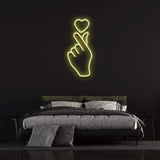 LOVE AT YOUR FINGERTIPS - NEON SIGN