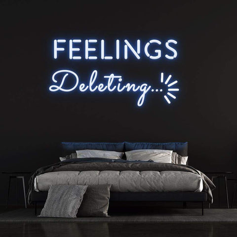 DELETING FEELINGS - NEON SIGN