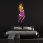 HAND OF PASSION - NEON SIGN