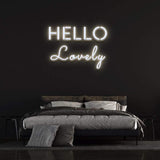 HELLO LOVELY - NEON SIGN