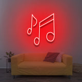 Music Notes - LED Neon Sign