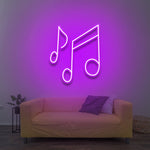 Music Notes - LED Neon Sign