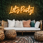 Let's Party - LED Neon Sign