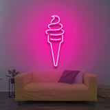 Ice Cream 3- LED Neon Sign