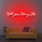 Will You Marry Me - LED Neon Sign