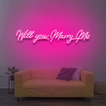 Will You Marry Me - LED Neon Sign