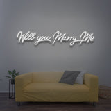 Will You Marry Me - LED Neon Sign