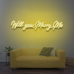 Will You Marry Me - LED Neon Sign