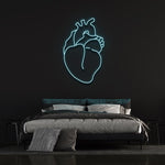 Anatomical Real Heart LED Neon Sign – Fun and stylish lighted décor, perfect for adding personality to your home or office space.