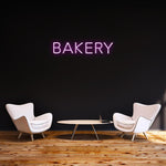 Bakery Neon Sign – LED lighted wall decor for cafes and restaurants, designed to create a cozy and stylish ambiance for customers.