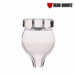 Bear Quartz Bubble Cap designed for optimal airflow and smooth dabbing, enhancing heat retention for a better dabbing experience.
