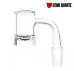 Bear Quartz Highbrid Glass Banger featuring a durable design with superior heat retention, perfect for precise and efficient dabbing sessions.