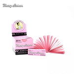 Blazy Susan pink perforated filter tips with a fan display and packaging box, ideal for enhancing your rolling experience with style and convenience.