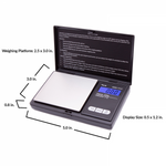 Digital Pocket Scale AWS-1KG – Compact and portable scale with 1kg capacity, 0.1g readability, flip-open lid, and stainless steel surface for easy cleaning.







