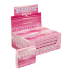 Elements Pink Pre-Rolled Tips 21ct 20pk for Rolling Cigarettes and Smoking Supplies