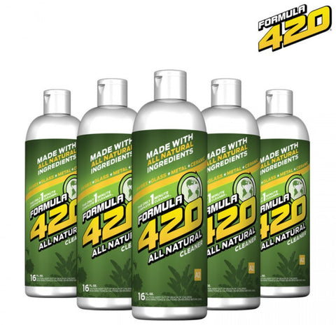 Formula 420 A2 All Natural Cleaner – 16oz biodegradable, non-toxic cleaning solution for Pyrex, glass, metal, and ceramic surfaces with 1-minute cleaning action.