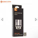 GeekVape KA1 Super Mesh Replacement Coils, 5CT Pack, Mesh Coils for Shield Tank, Aero Tank, and Cerberus Tank, X1/X2 Coils for 50-70W Vaping