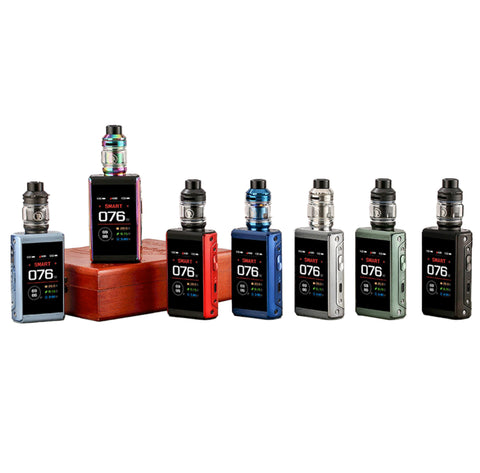 GeekVape T200 Aegis Touch 200W Kit, 2.4-inch Touchscreen, AS Chip 3.0, IP68 Shockproof, Water & Dust Resistance, Intelligent SMART Mode, Long-lasting Z Coils