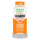 Herbal Clean QCarbo16 cleansing formula with Vitamin B2, ideal for a powerful detox cleanse.