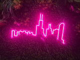 Chicago skyline Neon Led Sign