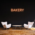 LED Neon Sign – 'Bakery' lighted decor for restaurants and cafes, creating a warm and inviting atmosphere to draw in passersby.