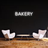 Lighted Neon Bakery Sign – LED decor for cafes, restaurants, and shops, adding vibrant colors and a welcoming glow to your space.