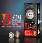 Lookah 710 Quartz Replacement Coil Type D - See-through atomizer with large quartz chamber and great airflow.