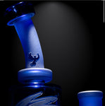 Milky Way Phoenix Unchained Rig – High-quality light blue glass rig with 14mm joint, 8.5 inches tall, including a bowl for optimal use.