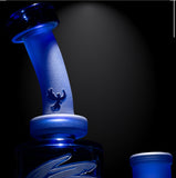 Milky Way Phoenix Unchained Rig – High-quality light blue glass rig with 14mm joint, 8.5 inches tall, including a bowl for optimal use.