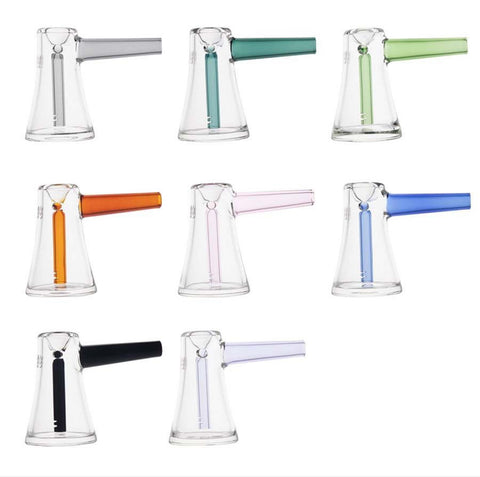 MJ Arsenal Vulkan Mini Bubbler - Compact Borosilicate Glass Water Pipe with Ergonomic Design