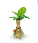 My Bud Vase Toca Cabana Porcelain Bong - 9.75 Inch with Amber Bubble Bowl & Toucan Design