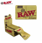 RAW Artesano 1¼ & King Size Slim Papers – Includes tips and fold-out tray for convenient, portable rolling experience.