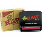 RAW Automatic Roll Box 110mm – premium automatic cigarette roller with a sleek design, perfect for RYO enthusiasts to roll with precision.