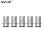 SMOK T-Air Replacement Coils 5CT/PK, including TA 0.29Ω single meshed coil and TA 0.158Ω dual meshed coil. Offers fast heating, long lifespan, rich flavor, and excellent wicking capability. Compatible with SMOK T-Air device.






