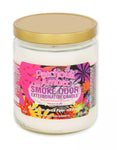 13oz Smoke Odor Exterminator Candle for lasting freshness. Perfect for smoke-filled rooms, it neutralizes odors with an enzyme formula, burning for nearly 70 hours.