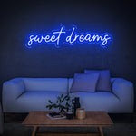 Sweet Dreams Neon Sign LED - Bedroom Decor - Night Light - Mood Lighting