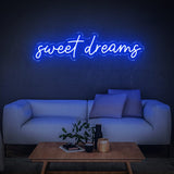 Sweet Dreams Neon Sign LED - Bedroom Decor - Night Light - Mood Lighting