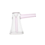 Handblown Vulkan Mini Bubbler - Compact Glass Water Pipe for Smooth Smoking