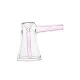 Handblown Vulkan Mini Bubbler - Compact Glass Water Pipe for Smooth Smoking