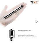 Yocan Evolve Wax Vape Pen - Compact Dimensions and Functional Coil Cap Explained